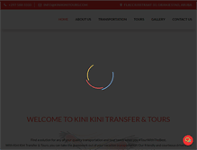 Tablet Screenshot of kinikinitours.com